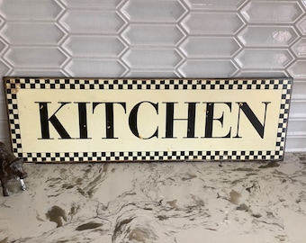 Vintage “Kitchen”bistro  tin sign