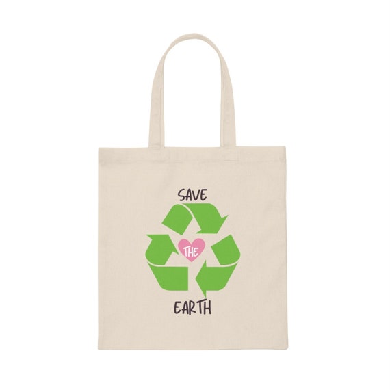 Earth Day Tote Bag Save the Earth Canvas Bag Canvas Tote - Etsy