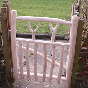 Handmade Natural English Wood Coppice Gate - Etsy UK