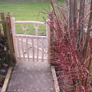 Handmade Natural English Wood Coppice Gate - Etsy New Zealand