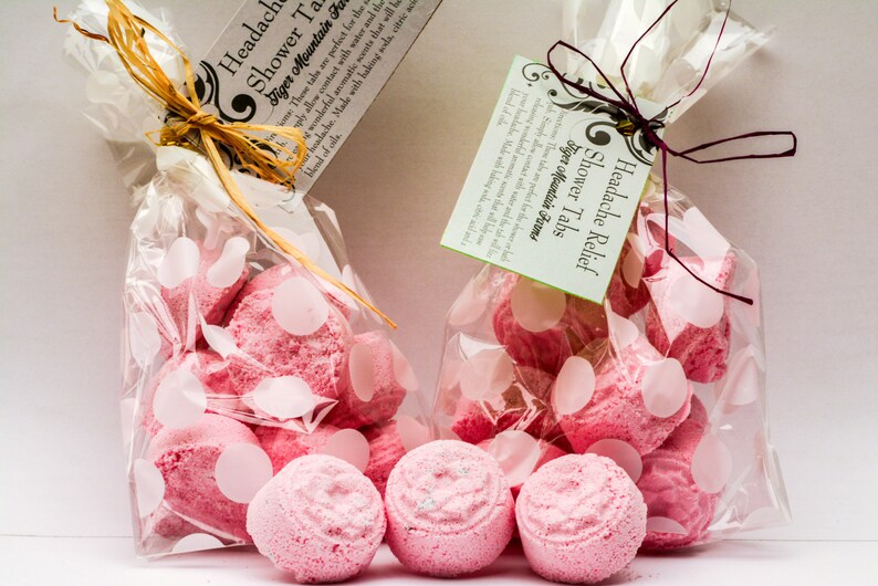 Headache Rx Aromatherapy Shower Steamers Variety Pack of 8 Single Use