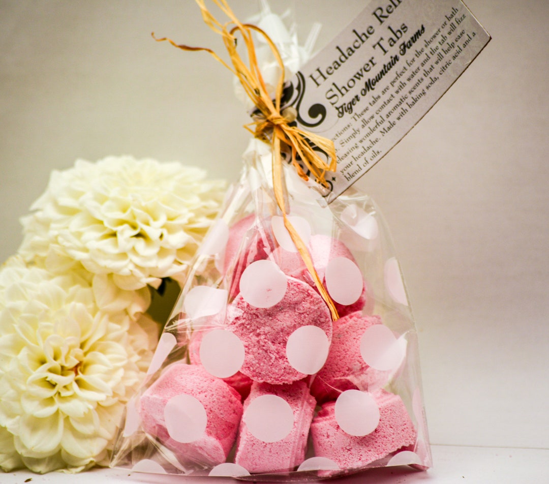 Headache Rx Aromatherapy Shower Steamers Variety Pack of 8 Single Use