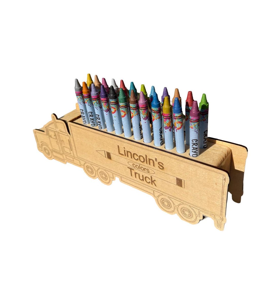 Crayon Coloring Kit. FREE Personalization! Add a Child’s Name to the ...