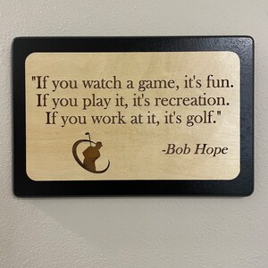 Golfers sign quote