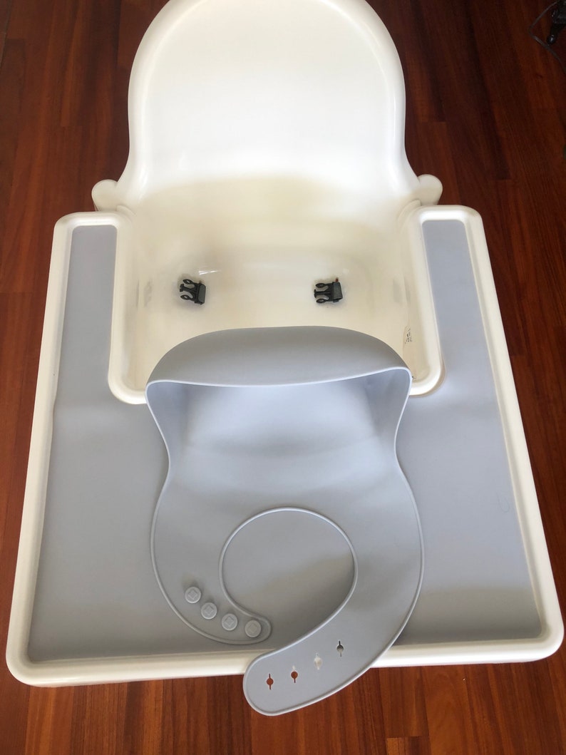 IKEA Highchair Footrest with placemat OR trough bib Combo. Etsy