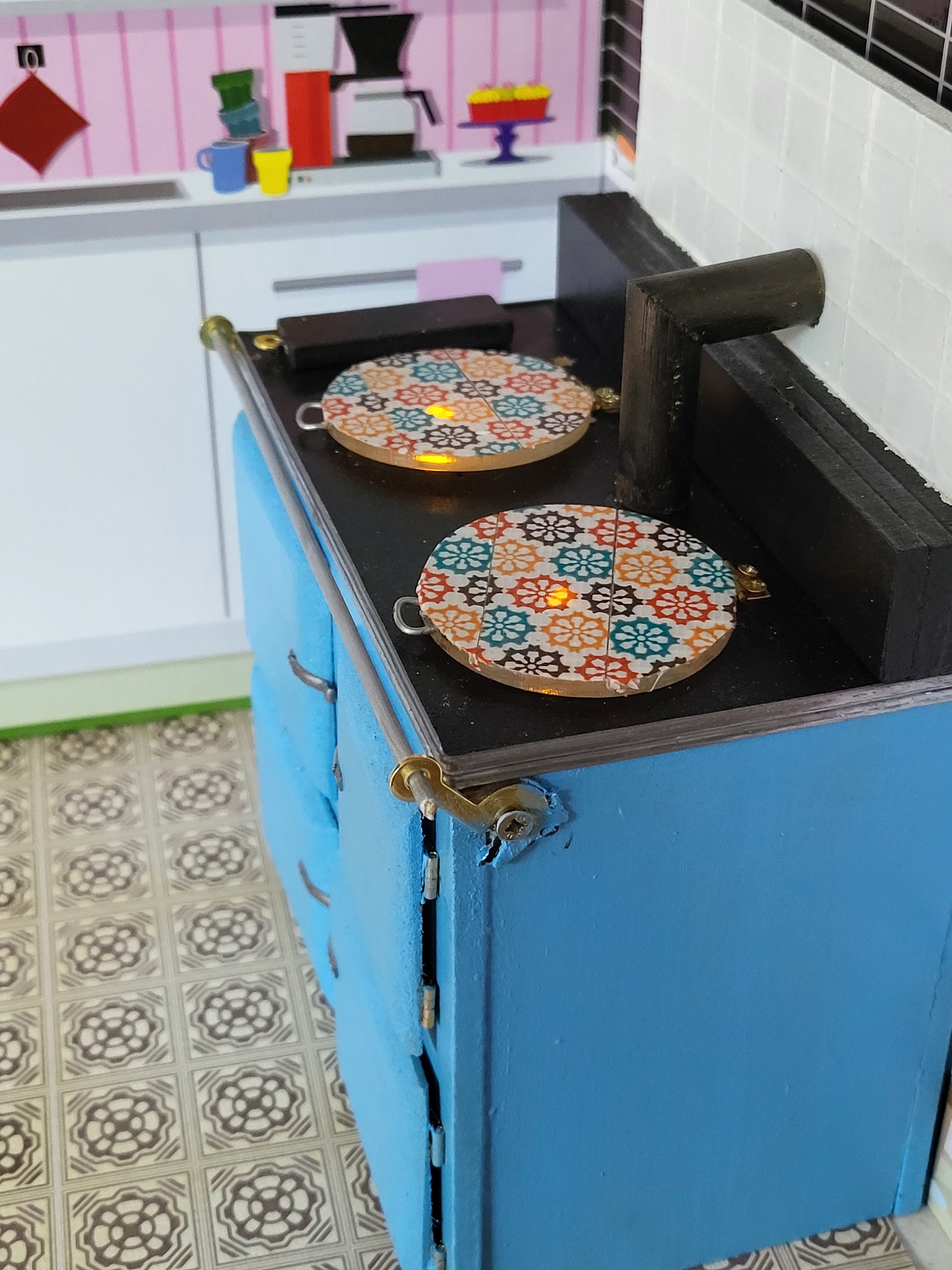 Handmade Sindy Sized Aga Stove Flickering Stove Light. Etsy UK