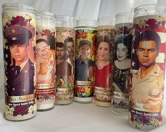 Custom Memorial Candles - Personalized Funeral Favors / Sympathy Gift