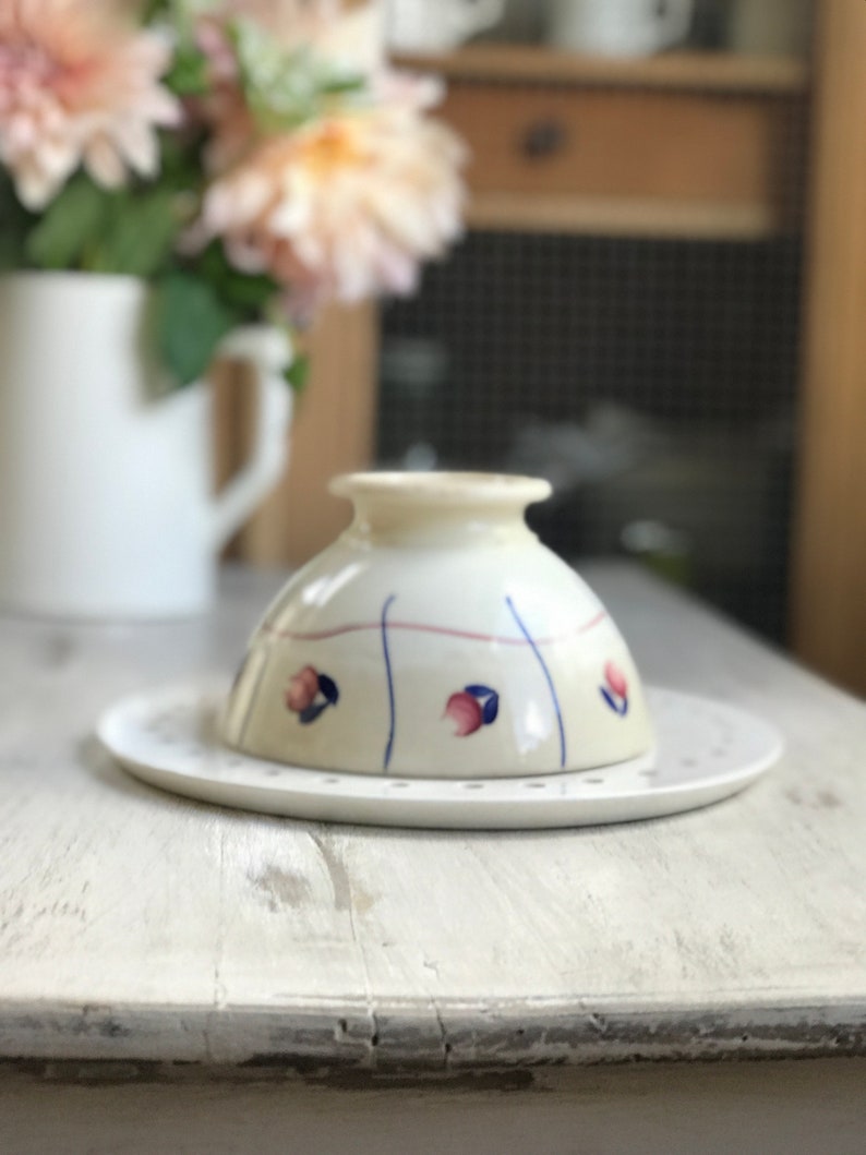 Lovely vintage French ironstone cafe au lait bowl image 3