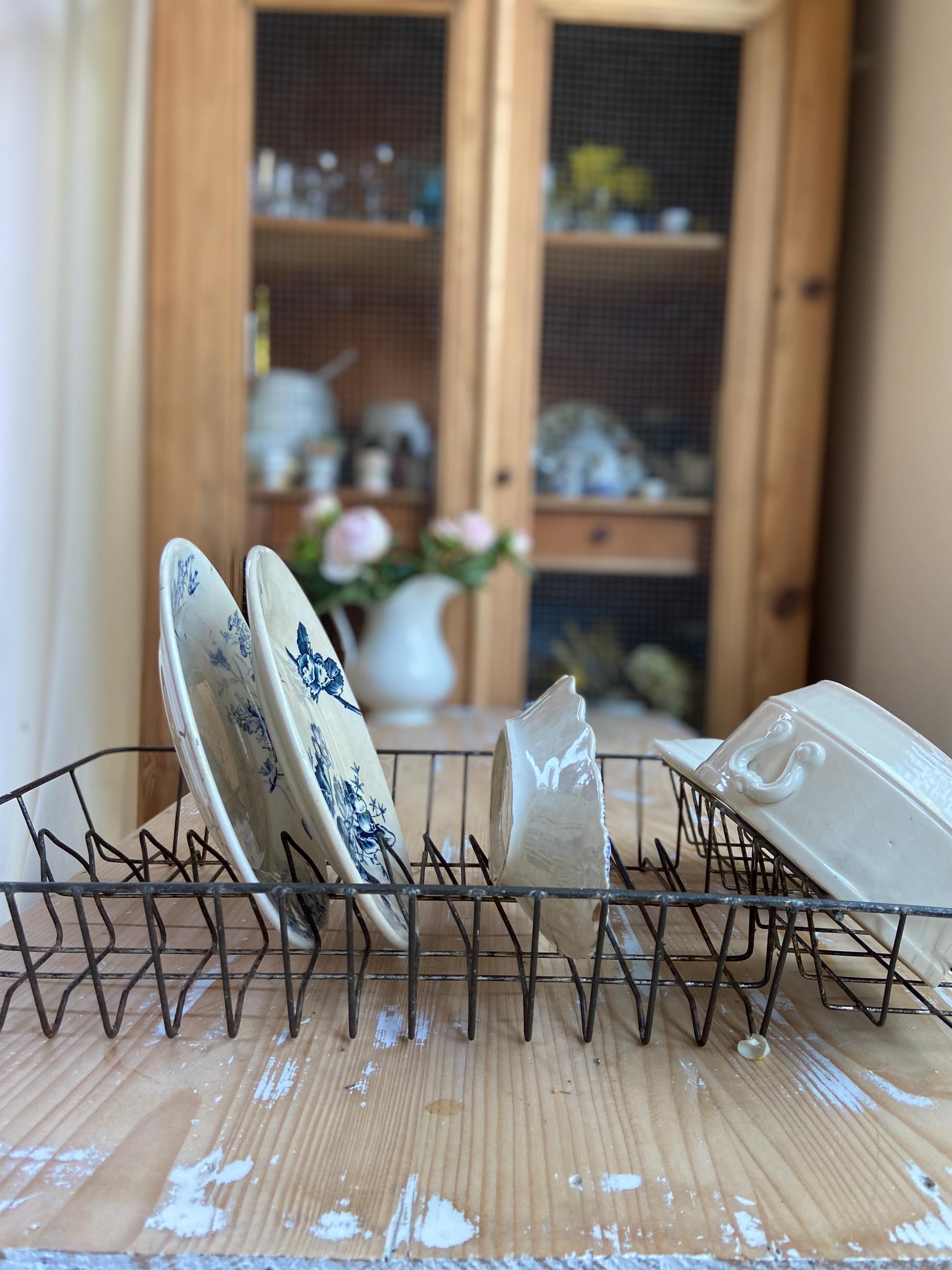 Beautiful Rustic Farmhouse Vintage French Dish Rack - Etsy