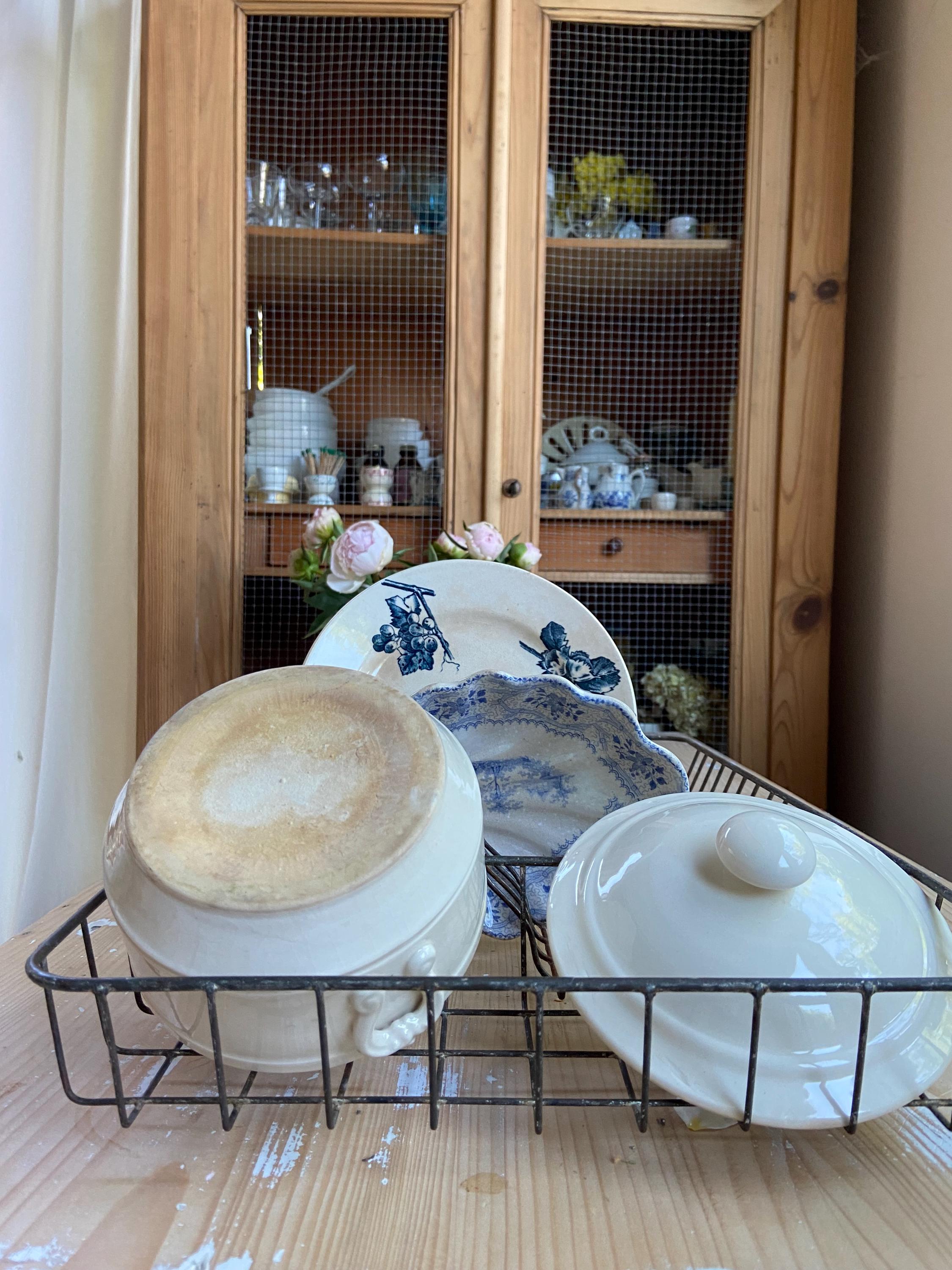 Beautiful Rustic Farmhouse Vintage French Dish Rack - Etsy