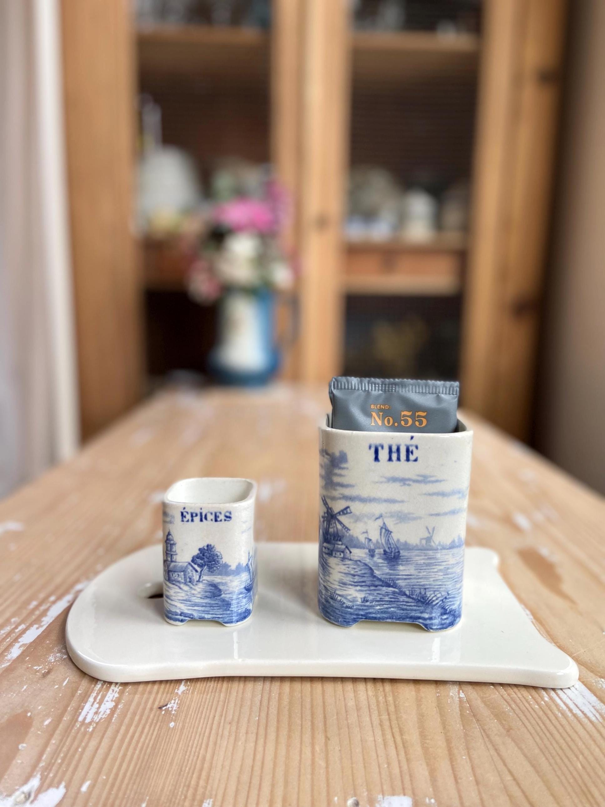 Antique Dutch Canister Set - Etsy