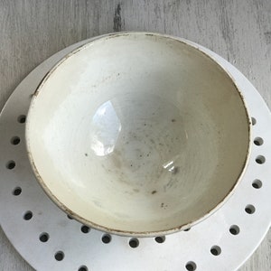 Lovely vintage French ironstone cafe au lait bowl image 4