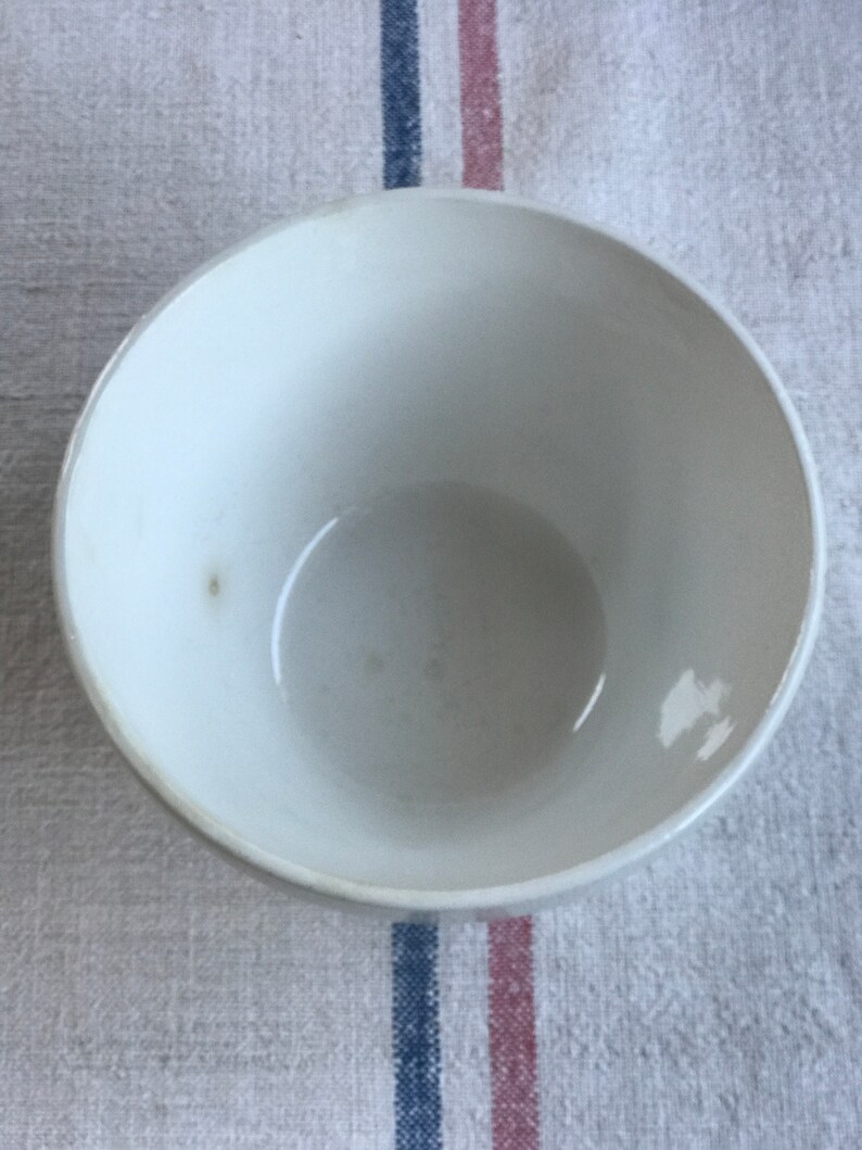 Belle cuvette anglaise blanche de mélange de pierre de fer Etsy