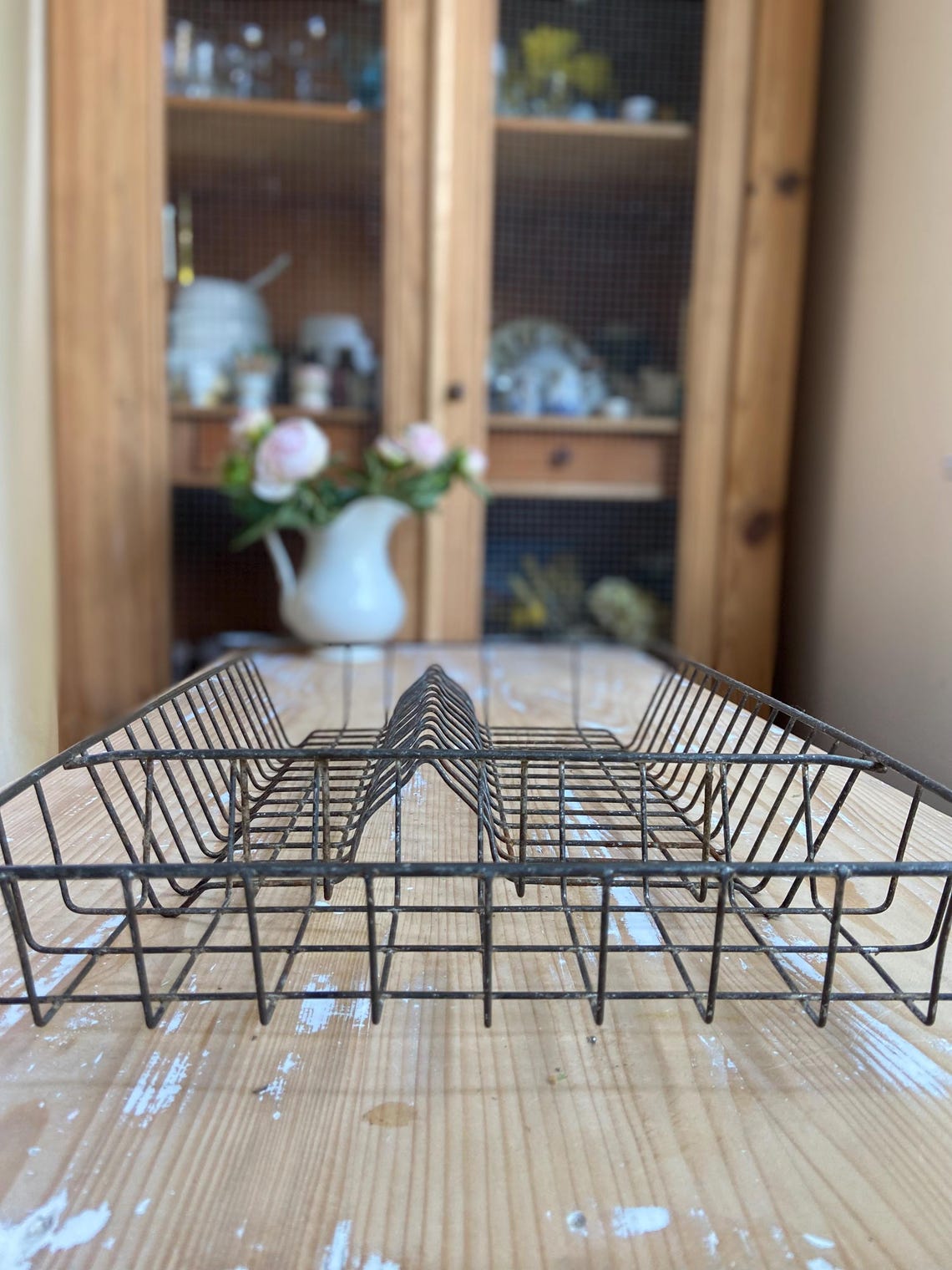 Beautiful Rustic Farmhouse Vintage French Dish Rack - Etsy