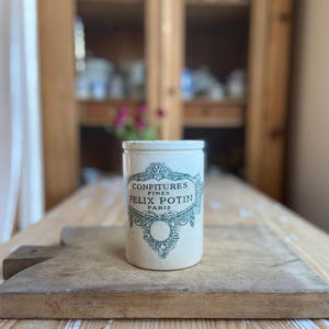 フランスアンティークFELIX POTIN PARIS 陶器製ポット 花瓶　レア Felix Potin Pot - Etsy