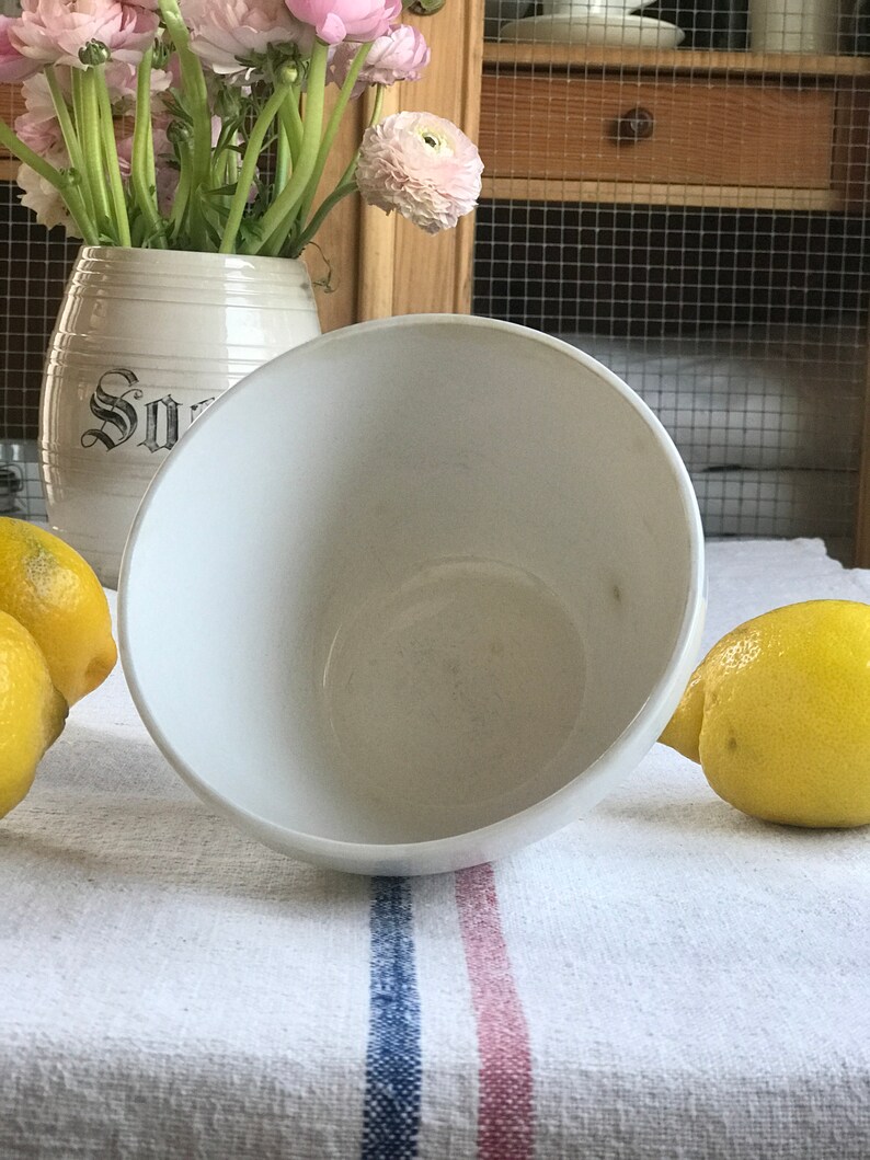 Belle cuvette anglaise blanche de mélange de pierre de fer Etsy