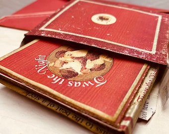 Christmas miniature book with box “‘Twas the Night Before Christmas “ Printable Digital Download