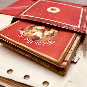 Christmas miniature book with box “‘Twas the Night Before Christmas “ Printable Digital Download
