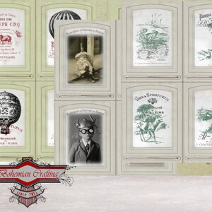 Vintage Photo frames Digital Download Printable Junk journal ephemera