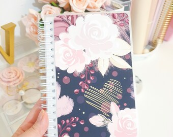 Dark Bloom | Reusable Sticker Book | Silicone Sticker Book | Sticker Storage | Release Paper | Sticker Album | Sticker Organisation | Spring