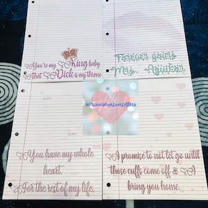 Prison Wife, prison, personalized, stationary, love, wife, girlfriend, military, support, long distance, couples, designs, letter