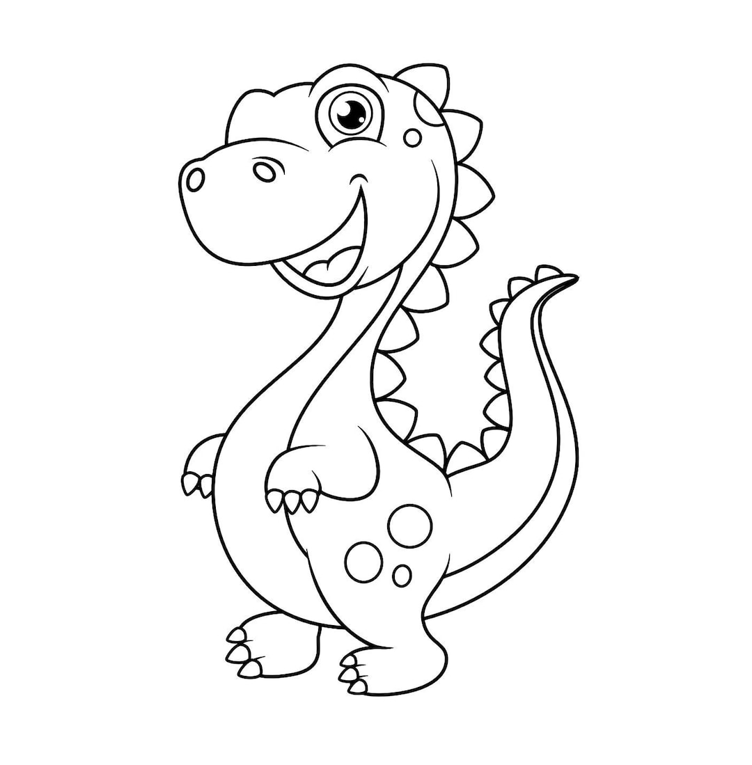 Coloring Pages Clothes with dinosaurs Print Free