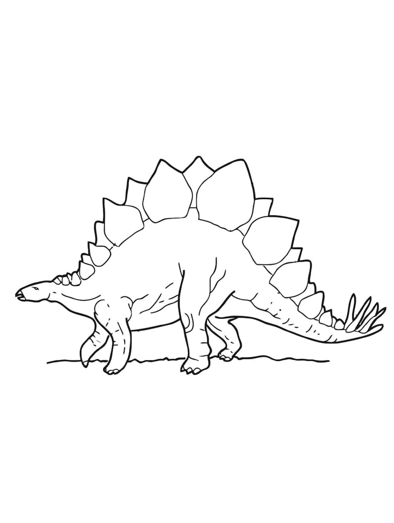 300 Printable Dinosaur Coloring Pages. Instant Download - Etsy