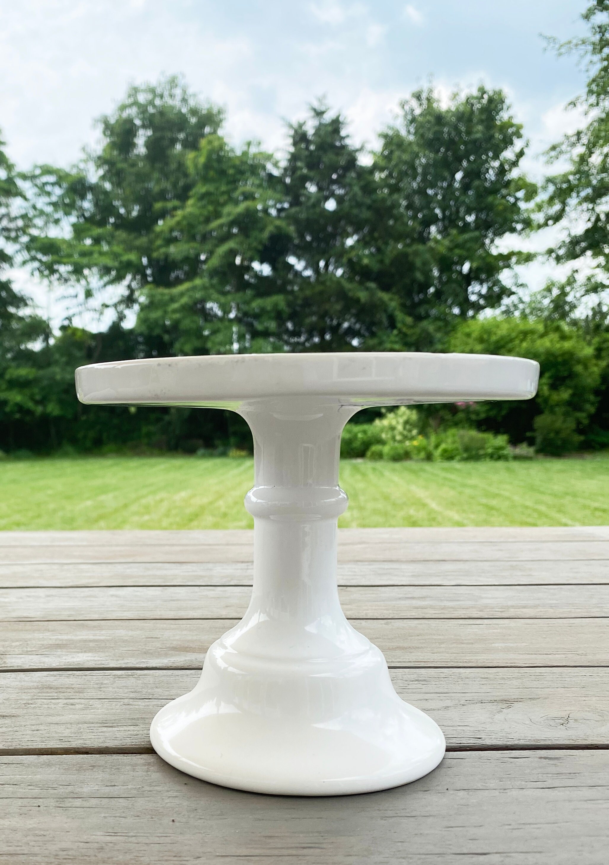 Hand Painted Ceramic Cake Stand Cupcake Stand Mini Cake Etsy