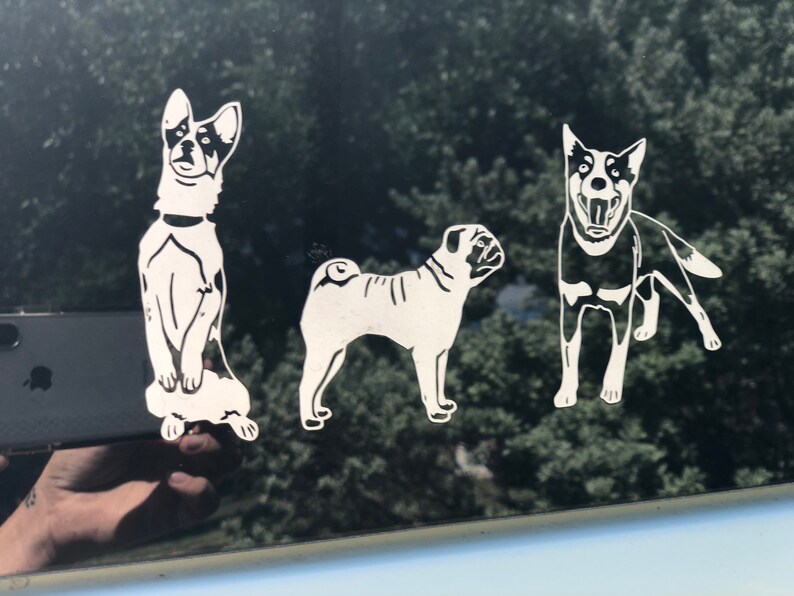 Custom Pet Vinyl Cut Out Decal Etsy