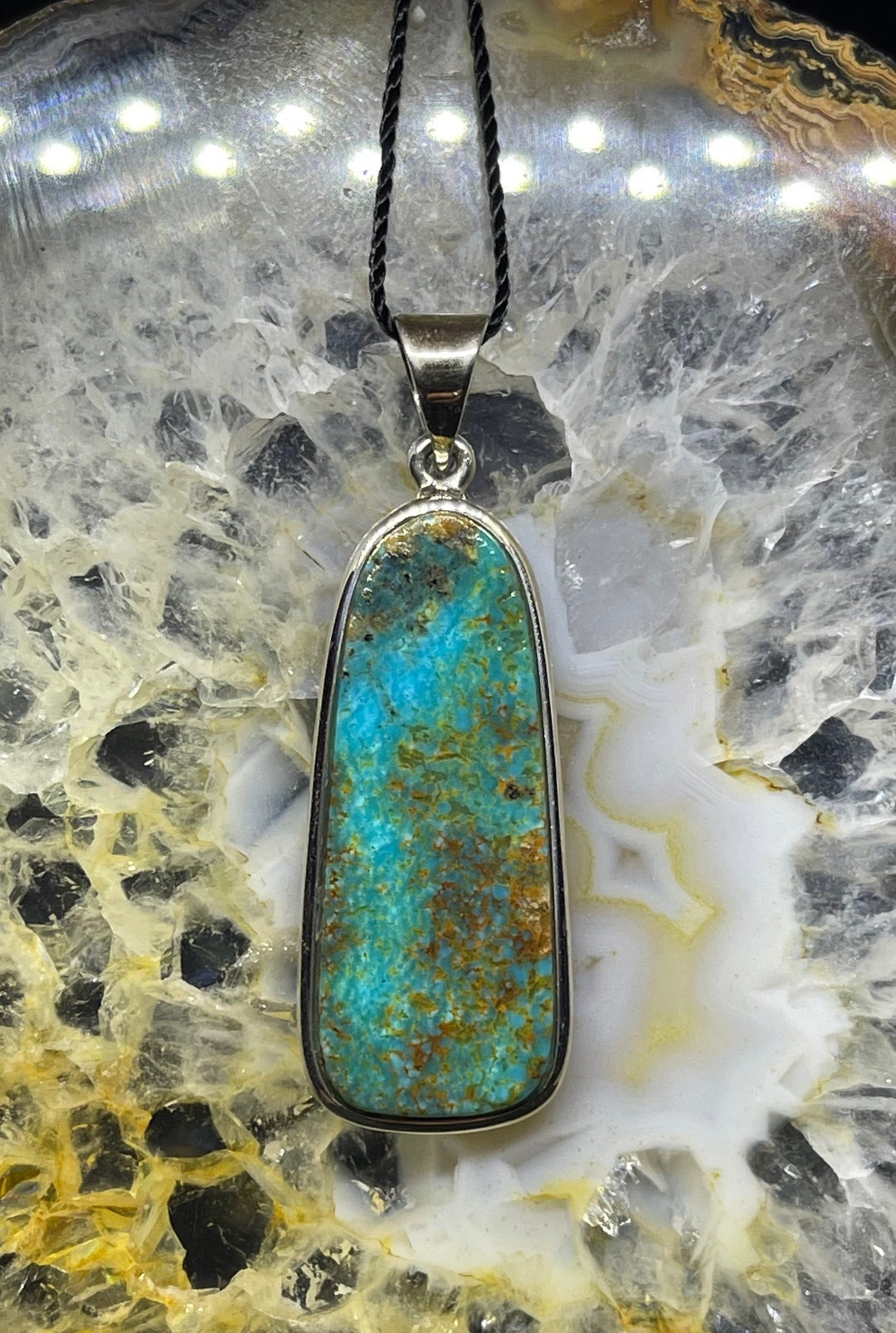 925 Sterling Silver Turquoise Stabilized main image 1