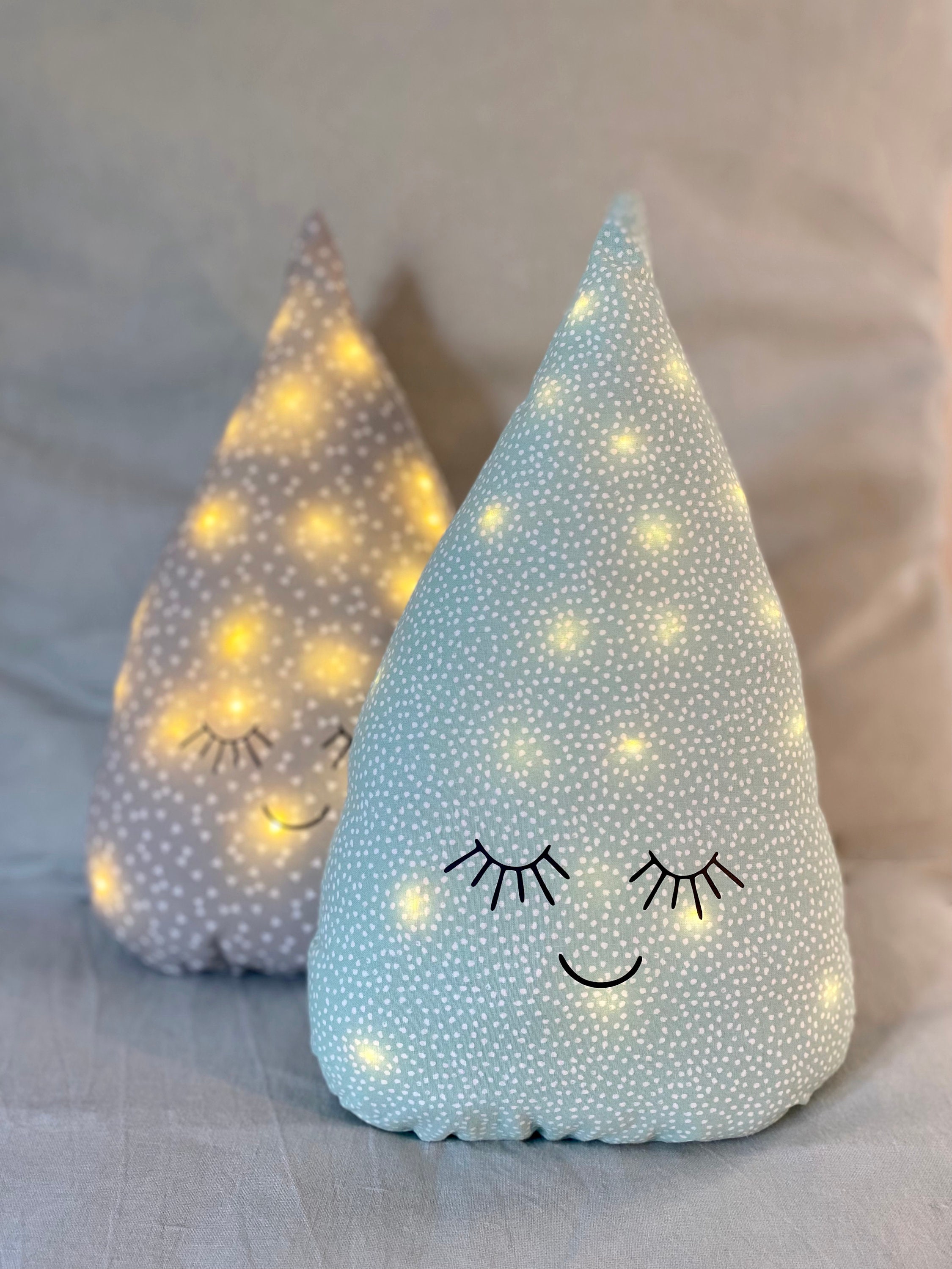 Coussin lumineux Lanterne et houx de Noel - Blanc - 12.48