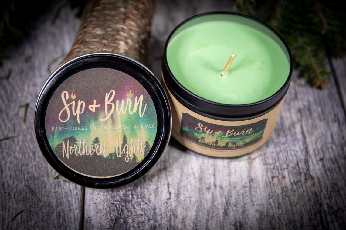 CANNABIS Scented Candle Calm 420 CBD Candles Weed Scented Etsy