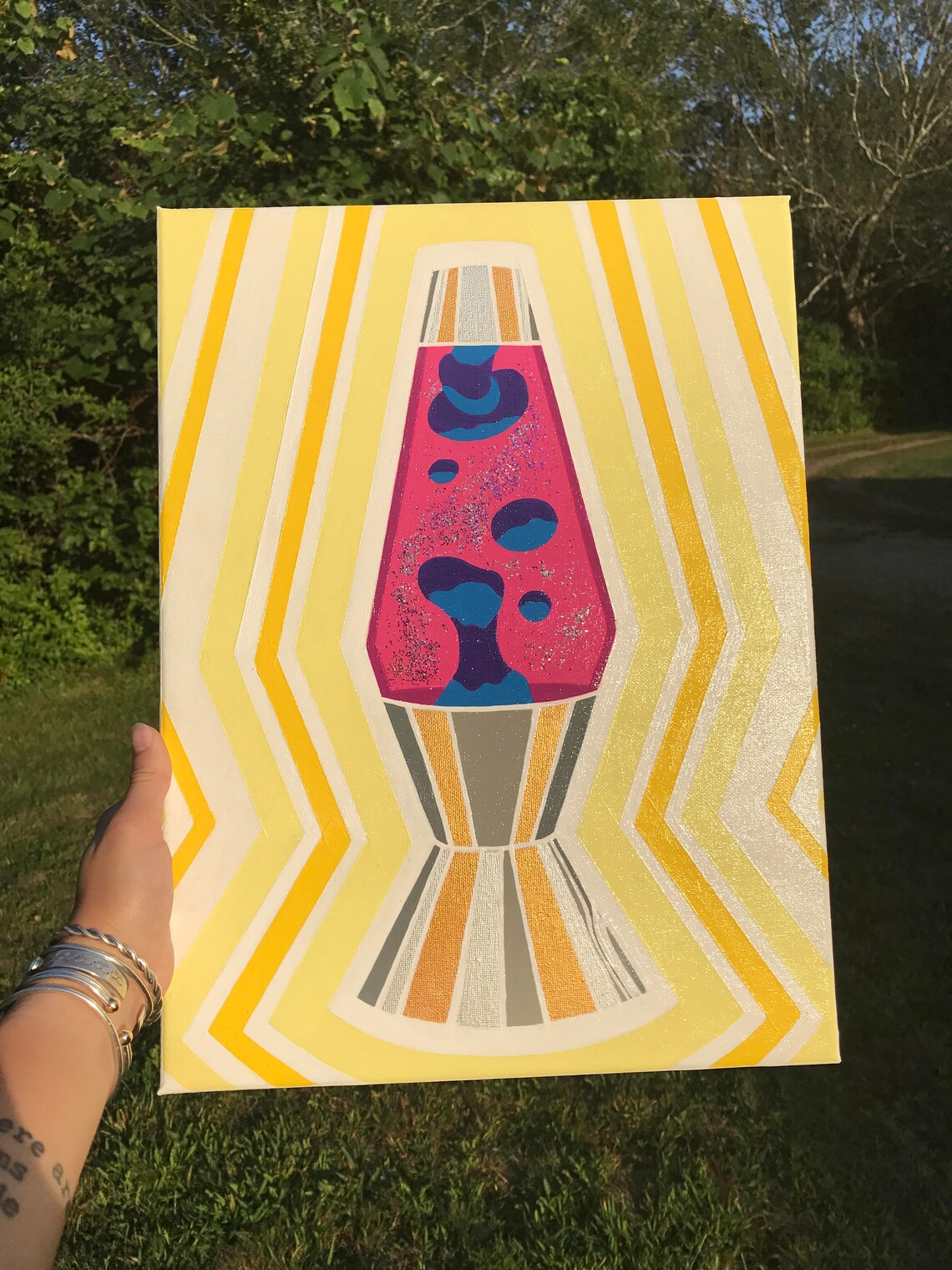 Lava Lamp Painting Etsy