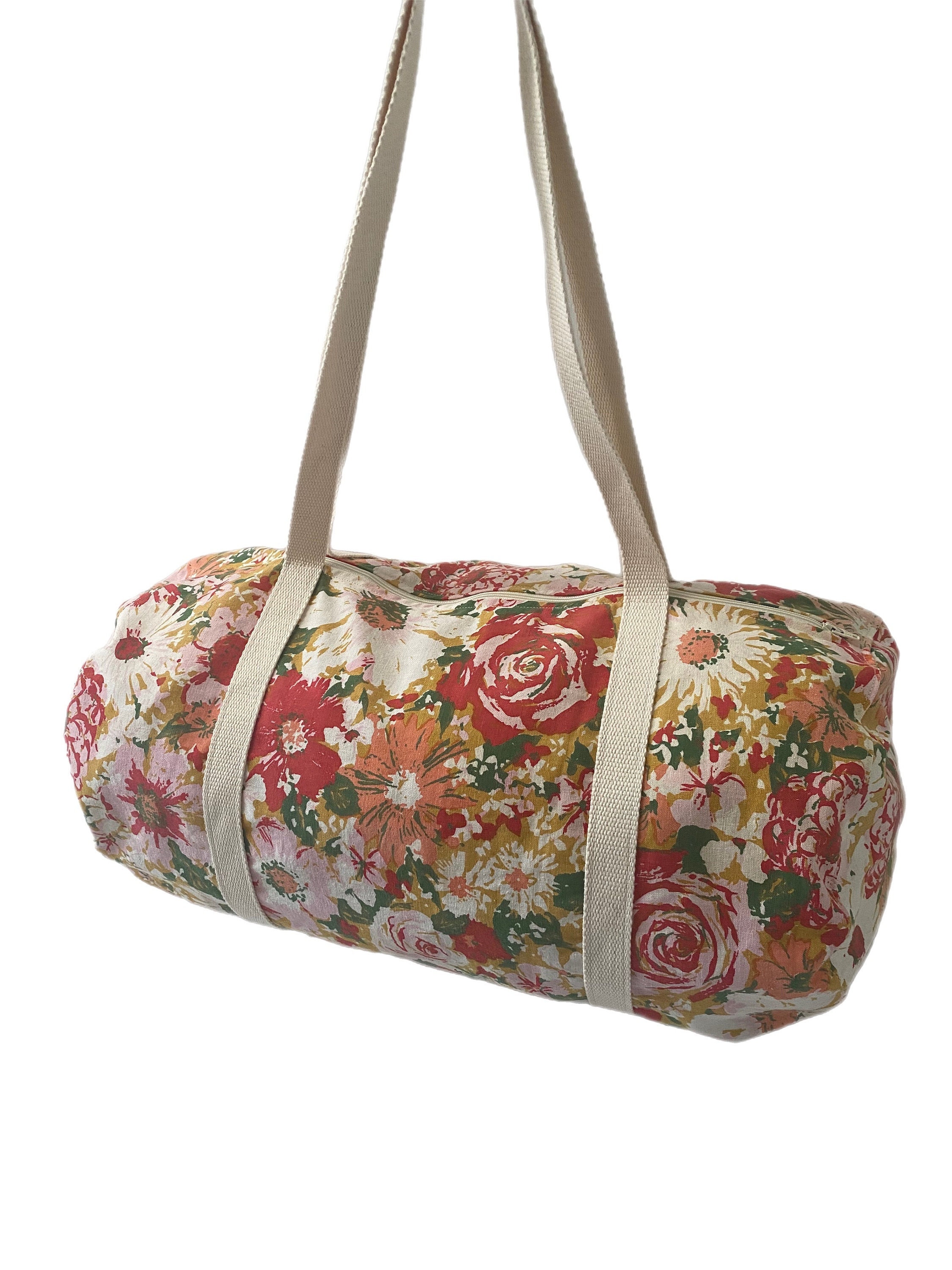 big discount prices Weekend Travel Print Floral Vintage Women's Luggage