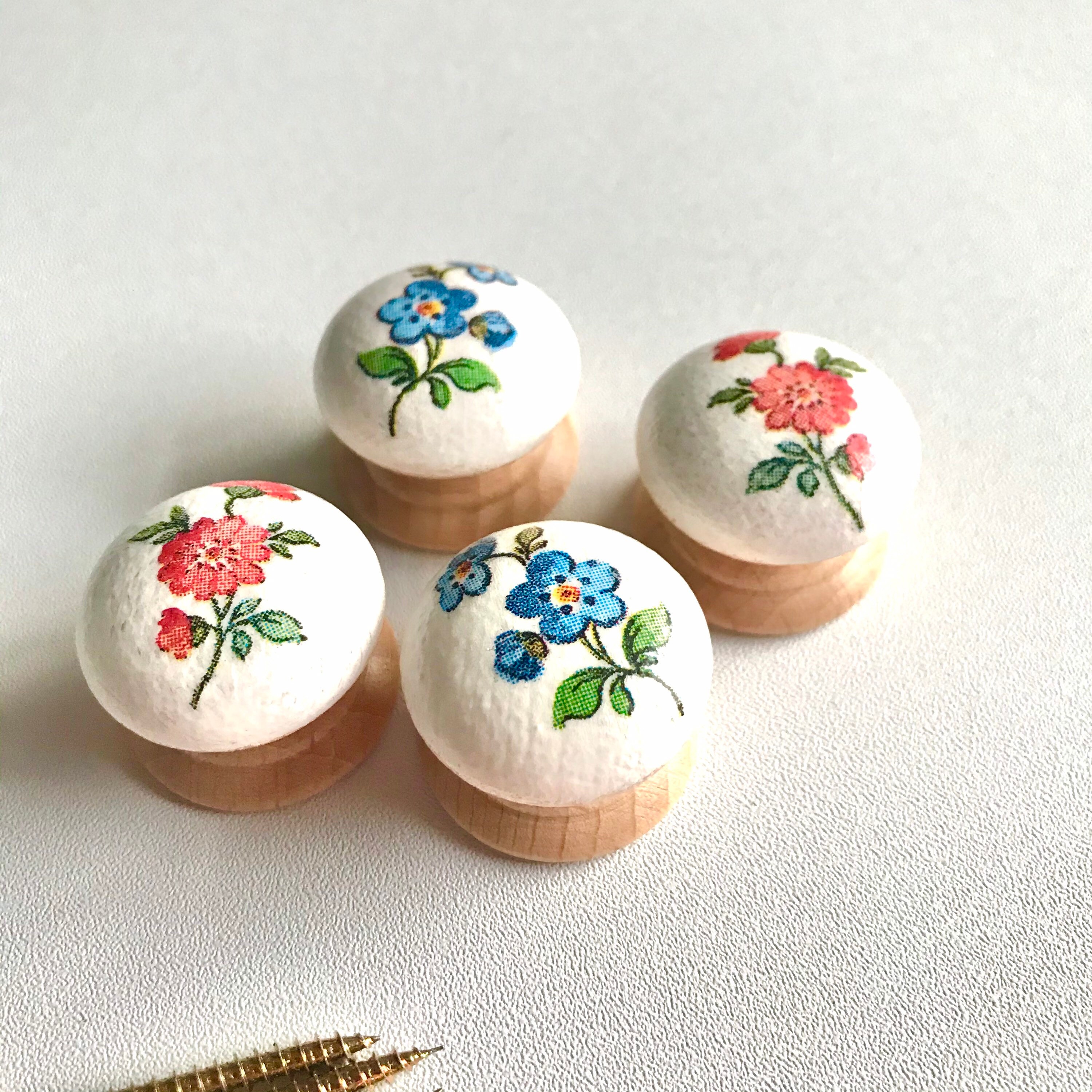 Very small knobs wooden knobs suitable for a jewellery box Etsy