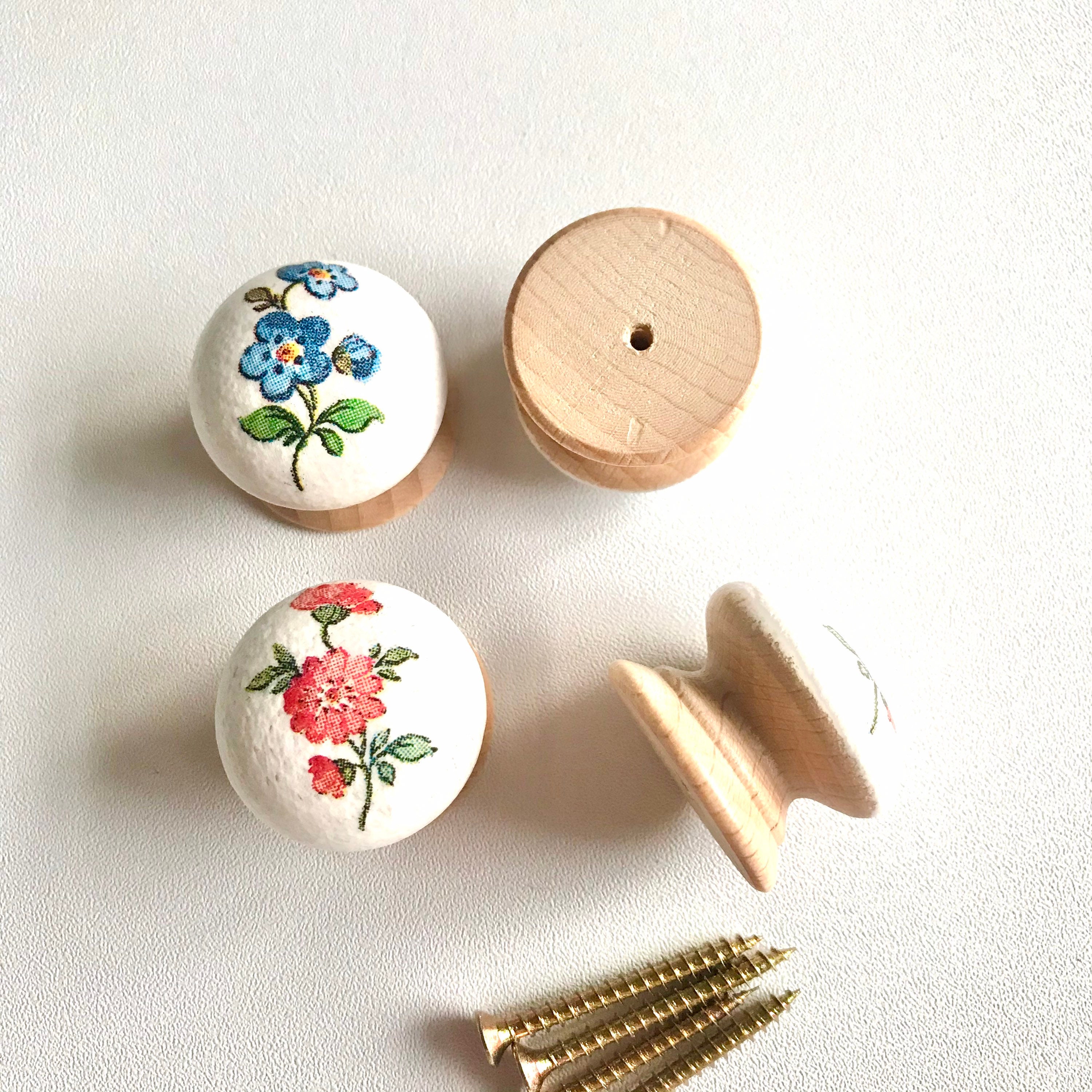 Very small knobs wooden knobs suitable for a jewellery box Etsy