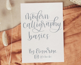 Modern Calligraphy Workbook for Beginners