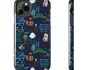 Muppets Christmas Carol Quotes Kermit Piggy Phone Case Disneyland World Kingdom Gift Inspired Fan Art Scrooge Movie Ghosts