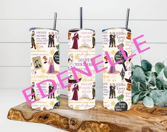 Tangled movie Ride Disney Disneyland Inspired Tumbler Cup Mouse Magic Kingdom World Lands Gift quotes Princess rapunzel Flynn Ryder gothel