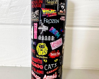 Broadway Musical Theater Icons Shows Teacher Music Inspired Tumbler Cup