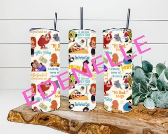 Goofy movie I2i powerline Ride Disney Disneyland Inspired Tumbler Cup Mouse Magic Kingdom World Lands Gift quotes max roxanne Pete pj