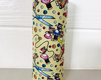 Cinderella Sewing Mice Disneyland Inspired Tumbler Cup Mouse Magic Kingdom World mouse princess