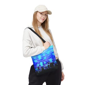 Moana Maui Canvas Tote Bag Disney Disneyland Parks Ride World Magic Kingdom Lands mouse movie ocean tafiti heart pua image 3