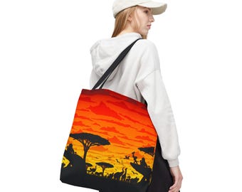 Lion King Canvas Tote Bag Disney Disneyland Parks Ride World Magic Kingdom Lands mouse movie simba mufasa pride rock nala pumba timon