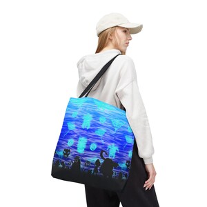 Moana Maui Canvas Tote Bag Disney Disneyland Parks Ride World Magic Kingdom Lands mouse movie ocean tafiti heart pua image 1