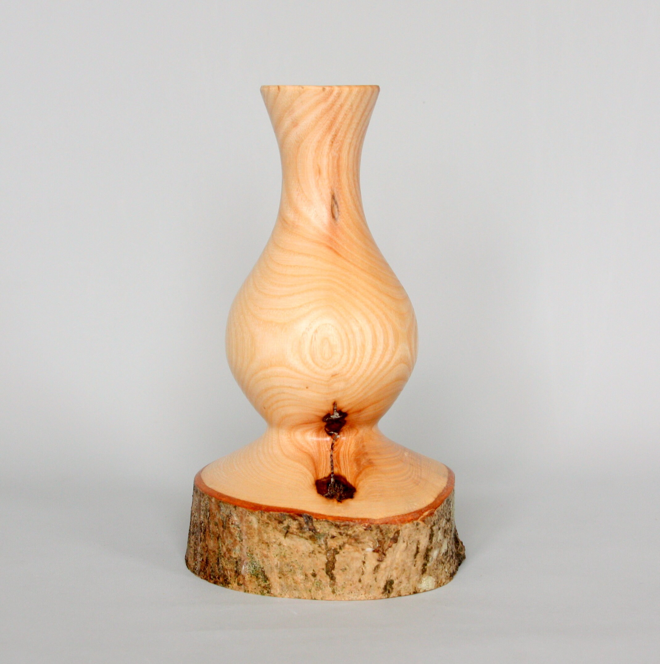 Wooden Bud Vase With Glass Insert in Irish Ash. Weed Pot Etsy UK