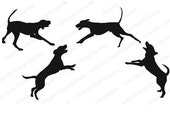 Hound Dogs SVG PNG digital download