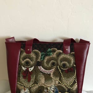 Kunstleder Tote Handtasche/Handtasche aus Vinyl/Handtasche/Handgemachte Tasche/Türkise Handtasche/Mehrzwecktasche/Weinrote Handtasche