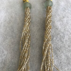 African Beaded Earrings/Bohemian Style Earrings/Glass Beads /Dangle Earrings/with Hook Earrings