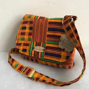 African Kente Cross Body Bag